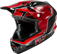 Werx R Flow Carbon Helmet Black Carbon/Red Lg