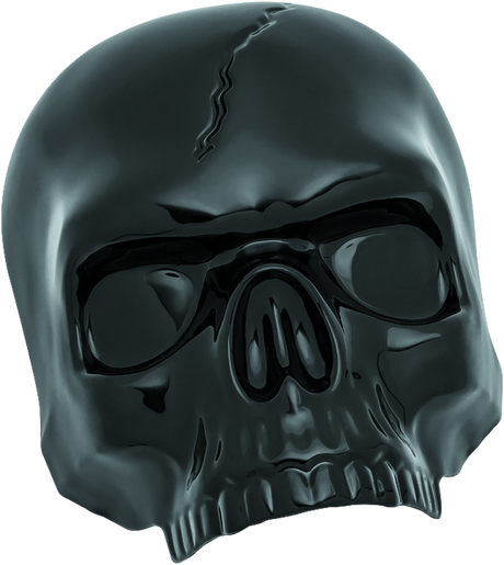 Kuryakyn Skull Horn Cover Black - Cycle City Outdoors