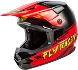 Youth Kinetic Surge Helmet Black/Red/Yellow Ym