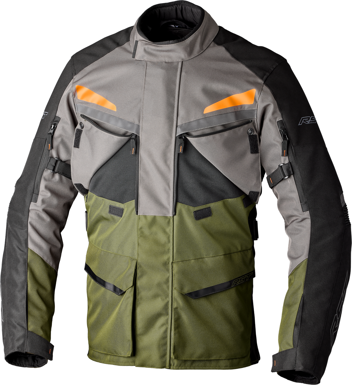 Maverick Evo Ce Jacket Khaki/Grey/Orange Textile 4xl