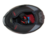 LS2 Assault III Zone Gloss Black Gray Red LG