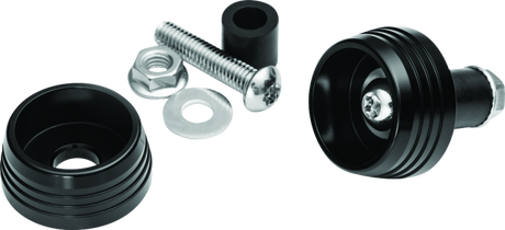 Kuryakyn Lodestar Axle Sliders Black - Cycle City Outdoors