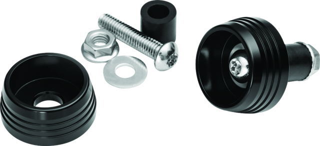 Kuryakyn Lodestar Axle Sliders Black - Cycle City Outdoors