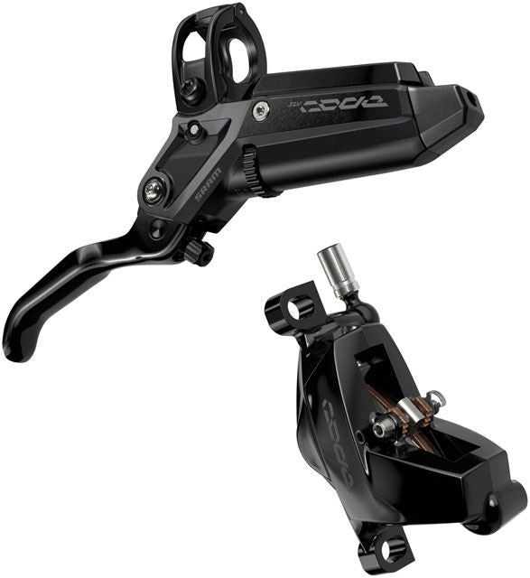 SRAM Code Silver Stealth Rear Disc Brake & Lever - 4-Piston, Black, C1