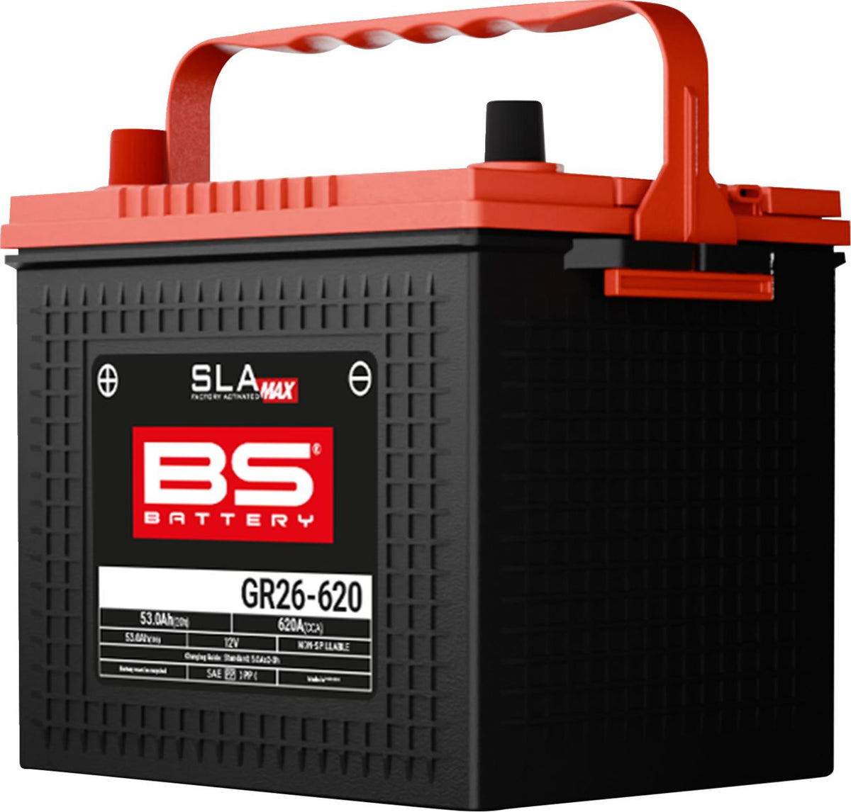BS Battery GR26 AGM Battery | Group 26 | 12V 51Ah 570 CCA