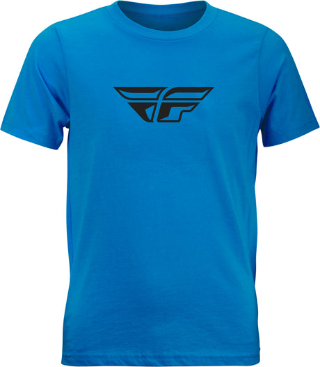 Youth Fly F Wing Tee Turquoise Ys - Cycle City Outdoors