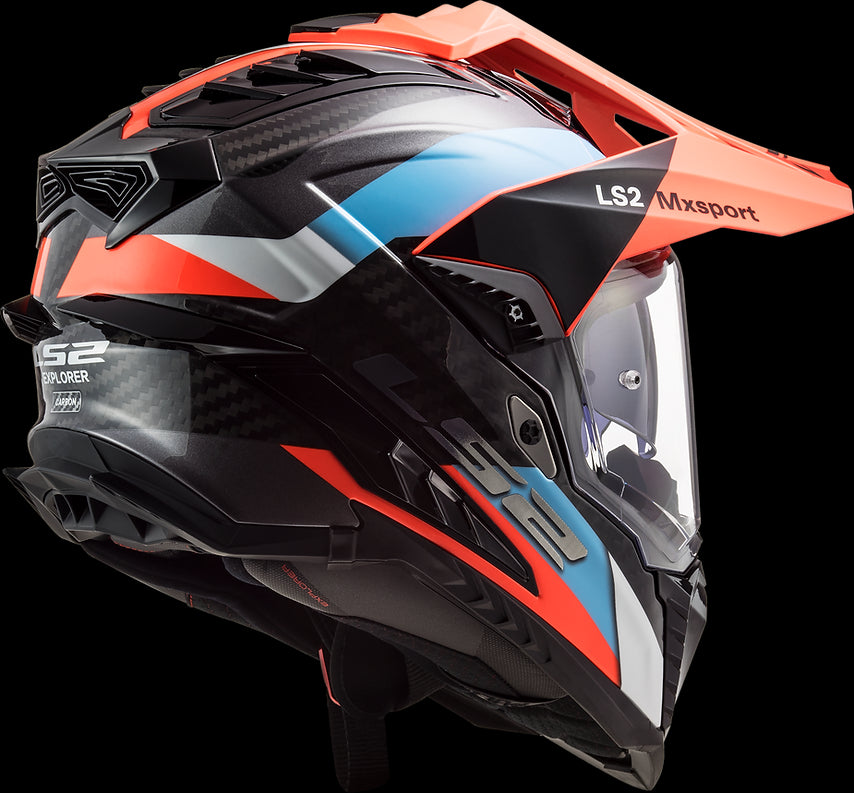 LS2 - Explorer C Frontier Adventure Motorcycle Helmet W/ SunShield