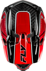 Yth Werx R Flow Carbon Hlmt Black Carbon/Red Yl