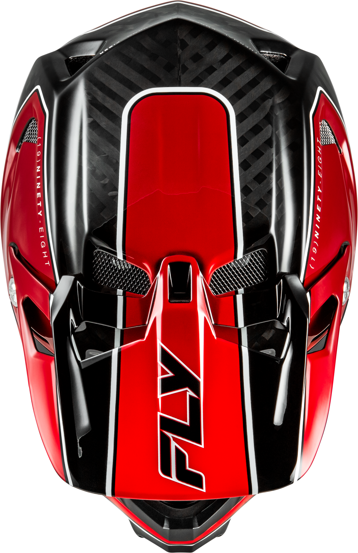 Flow Carbon R Rx Werx R Flow Carbon Helmet Black Carbon/Red Md 73-9231M – Cycle City ...
