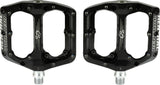 RENTHAL Revo-F Flat Pedals - Black PD10001-001-01