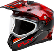 Trekker Cw Conceal Helmet Dual Shld Red/Black Lg - Cycle City Outdoors