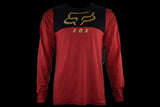 Fox Racing - Flexair Delta Long Sleeve Jersey - Black/Red - L