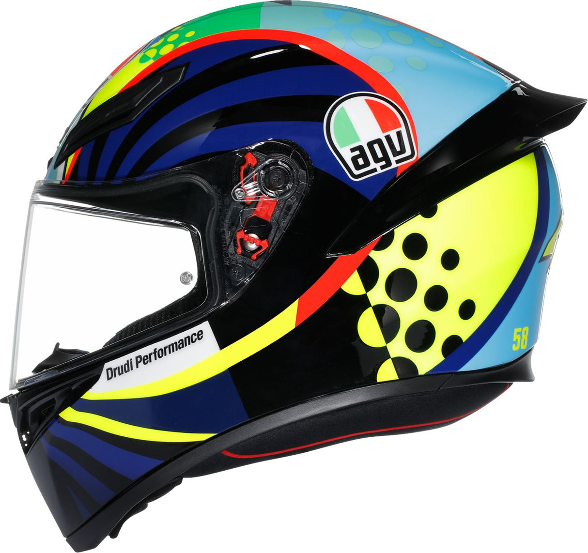 AGV K1 S Rossi Winter Test 2020 Full-Face Motorcycle Helmet