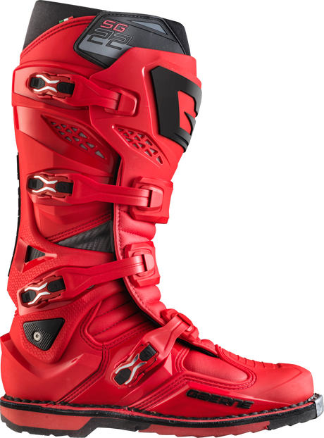 Sg 22 Boots Red Sz 14