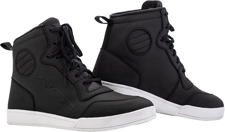 Hitop Moto Ce Wp Ladies Shoe Black 10
