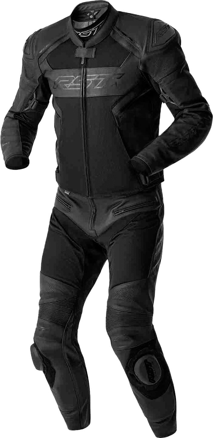 RST S1 D3O Mesh Leather Jacket Black