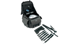 Saddlemen BR3400EX Motorcycle Sissy Bar Bag | 3,400 cu in, Adjustable Backrest & Rain Cover