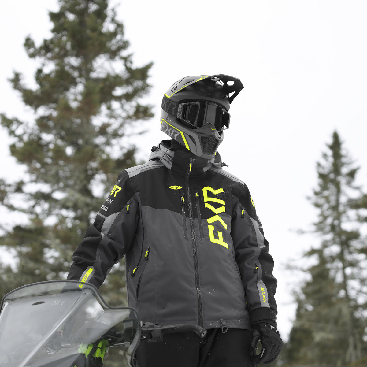 FXR Helium X Men's 2-in-1 Snowmobile Jacket | Removable 200 g Liner