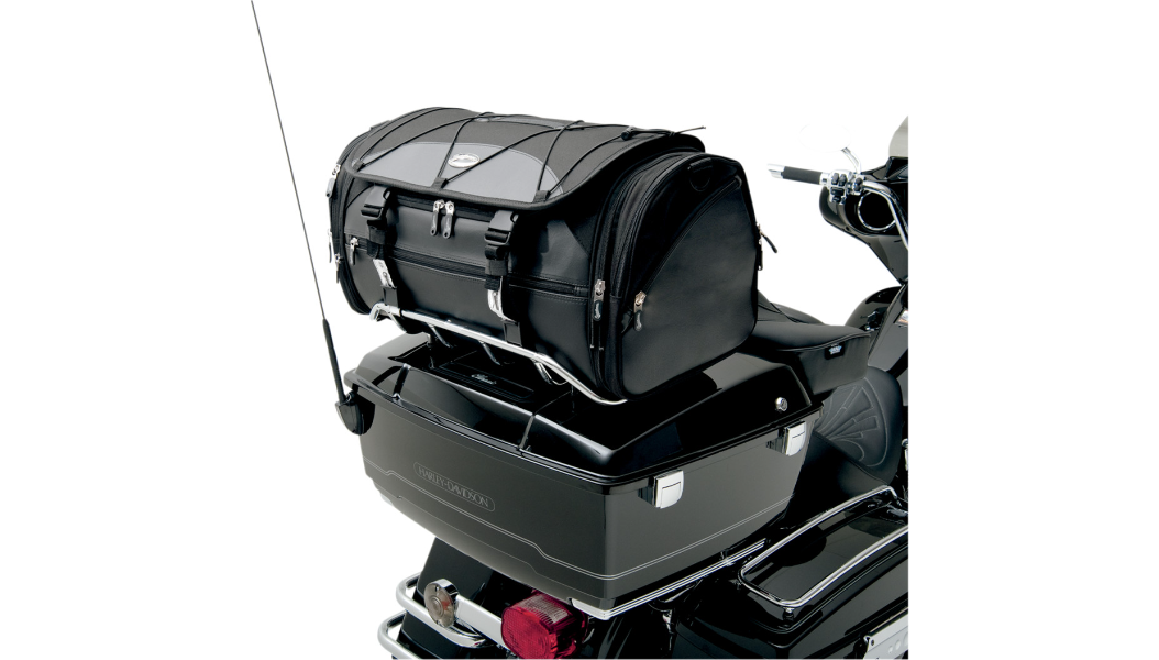 Saddlemen TR3300DE Motorcycle Rack Bag | Zip-Off Backpack, 2-Inch Expansion & Rain Cover