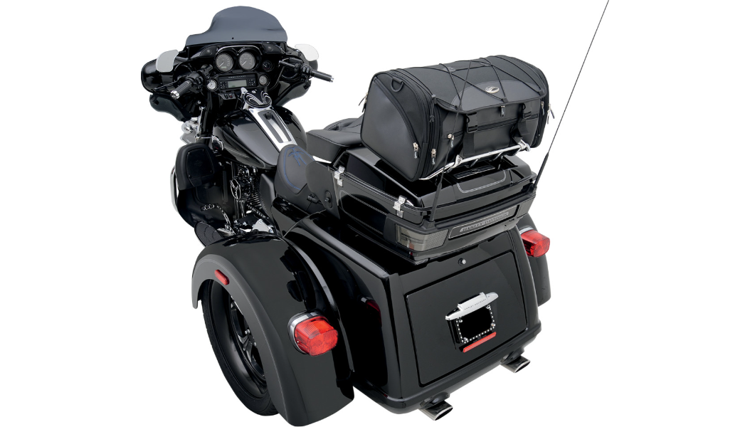 Saddlemen TR3300DE Motorcycle Rack Bag | Zip-Off Backpack, 2-Inch Expansion & Rain Cover