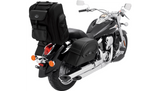 Saddlemen S2200E Expandable Motorcycle Sissy Bar Bag | Fold-Down Duffel & 1200D SaddleTuff