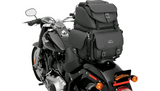 Saddlemen BR3400EX Motorcycle Sissy Bar Bag | 3,400 cu in, Adjustable Backrest & Rain Cover