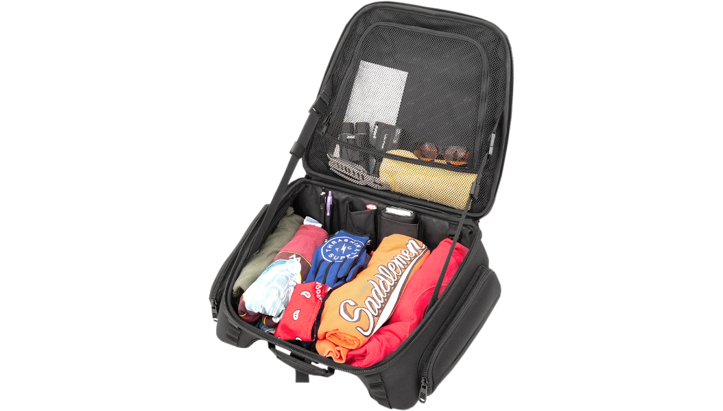 Saddlemen TS1620R Tactical Motorcycle Tail Bag | MOLLE Attachments, Tech Organizer & Rain Cover