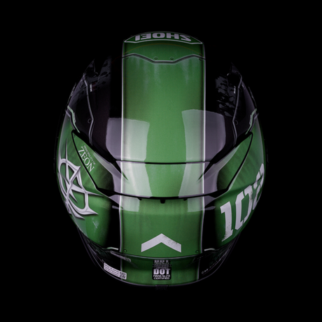 Shoei RF-1400 Zaku II TC-4 Full-Face Motorcycle Helmet - photo 4