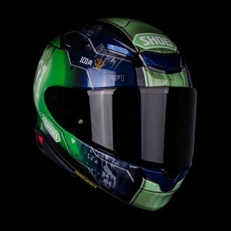 Shoei RF-1400 MS-05 Zaku I TC-11 Full-Face Motorcycle Helmet - photo 4