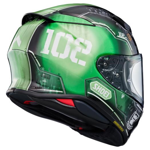 Shoei RF-1400 Zaku II TC-4 Full-Face Motorcycle Helmet | AIM+ Shell & Pinlock EVO Included