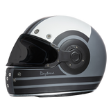DOT Daytona Retro Full Face Motorcycle Helmet: Vintage Style for Men, Women, & Youth - W/ Racer