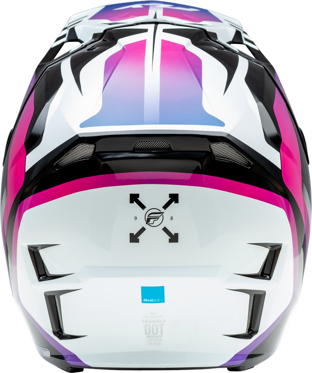 Formula Cp Krypton Helmet White/Black/Purple Lg - Cycle City Outdoors