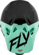 Youth Formula Cp S.E. Rave Helmet Black/Mint/Red Yl - Cycle City Outdoors