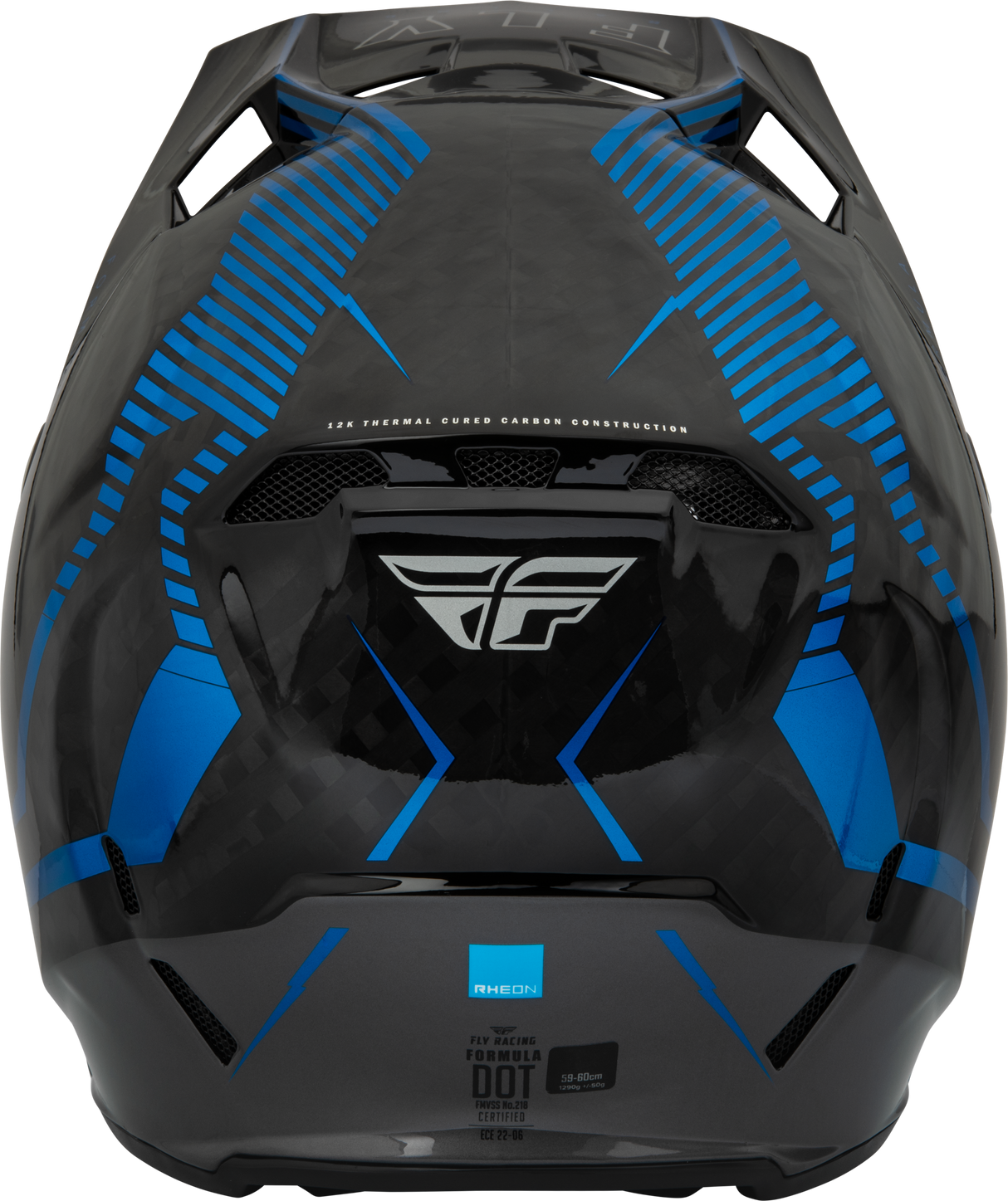 Youth Formula Carbon Tracer Helmet Blue/Black Yl - Cycle City Outdoors
