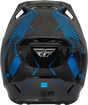 Youth Formula Carbon Tracer Helmet Blue/Black Yl - Cycle City Outdoors