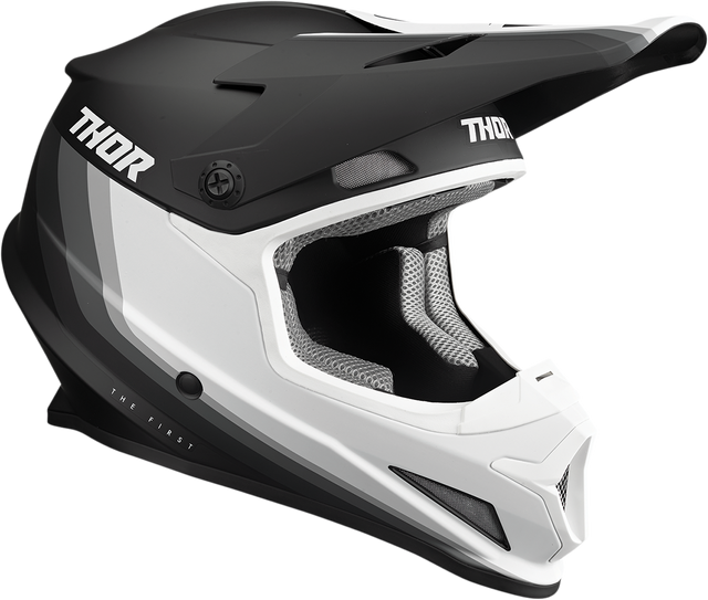 Thor Sector Helmet - Runner - MIPS - Black/White - 2XL 0110-7319 - Cycle City Outdoors