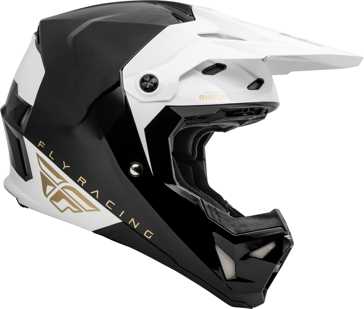 Formula Cp Slant Helmet Black/White/Gold Lg - Cycle City Outdoors