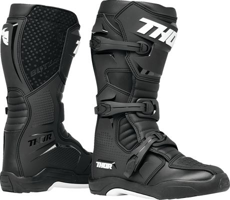 Thor Blitz XR Boots - Black/White - Size 9 3410-3075 - Cycle City Outdoors