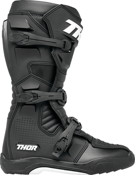 Thor Blitz XR Boots - Black/White - Size 8 3410-3074 - Cycle City Outdoors