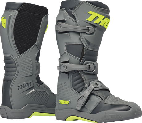 Thor Blitz XR Boots - Gray/Charcoal - Size 7 3410-3091 - Cycle City Outdoors