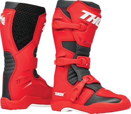 Thor Blitz XR Boots - Red/Charcoal - Size 8 3410-3110 - Cycle City Outdoors