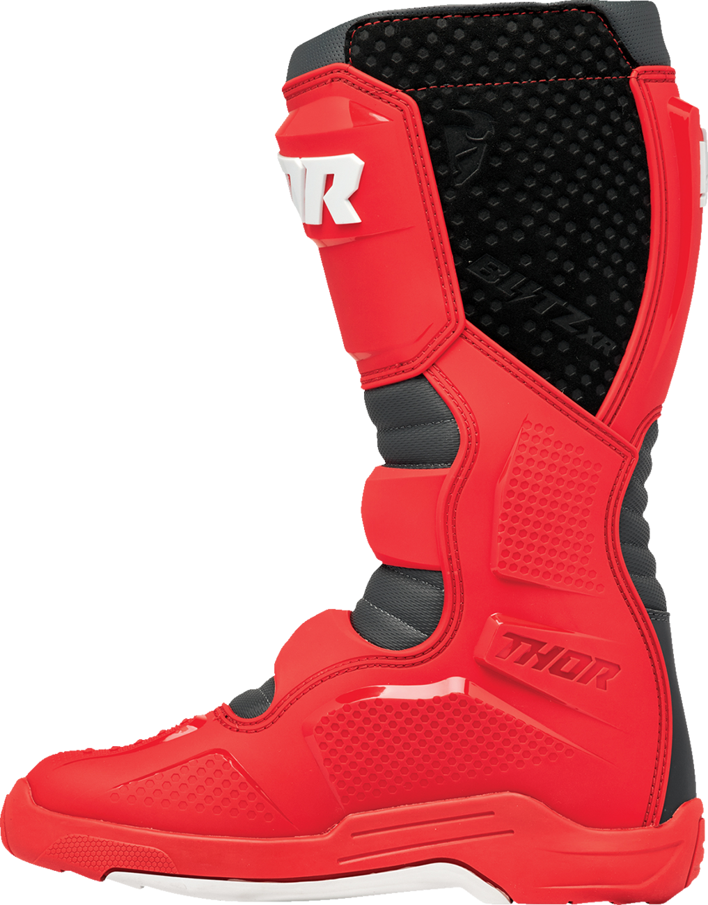 Thor Blitz XR Boots - Red/Charcoal - Size 8 3410-3110 - Cycle City Outdoors