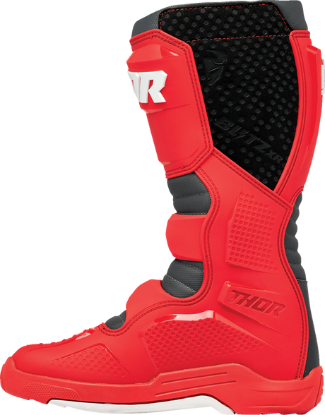 Thor Blitz XR Boots - Red/Charcoal - Size 10 3410-3112 - Cycle City Outdoors
