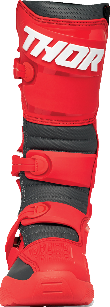 Thor Blitz XR Boots - Red/Charcoal - Size 9 3410-3111 - Cycle City Outdoors