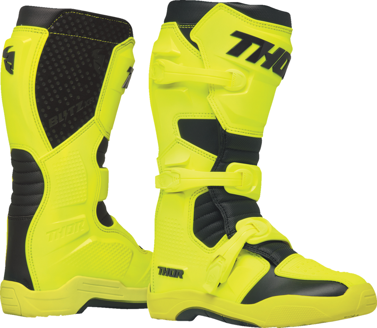 Thor Blitz XR Boots - Acid/Black - Size 15 3410-3126 - Cycle City Outdoors