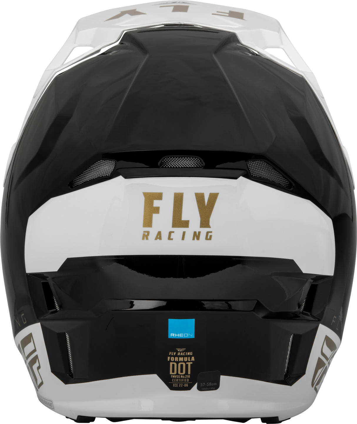 Formula Cp Slant Helmet Black/White/Gold Lg - Cycle City Outdoors