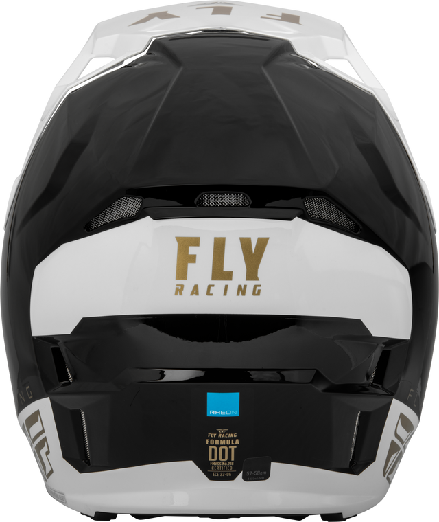 Formula Cp Slant Helmet Black/White/Gold Lg - Cycle City Outdoors