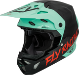 Youth Formula Cp S.E. Rave Helmet Black/Mint/Red Yl - Cycle City Outdoors
