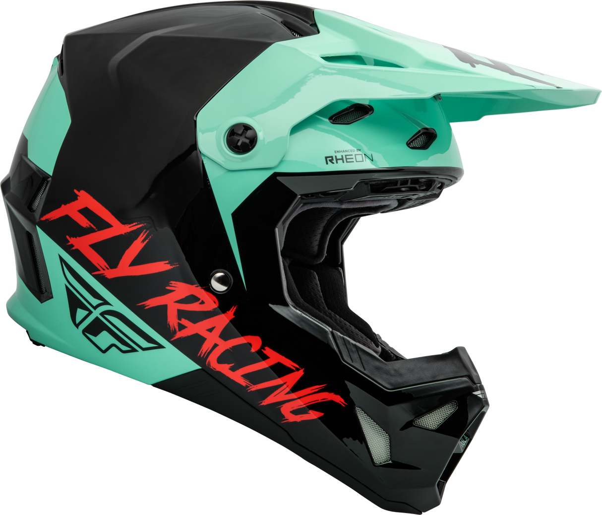 Youth Formula Cp S.E. Rave Helmet Black/Mint/Red Yl - Cycle City Outdoors
