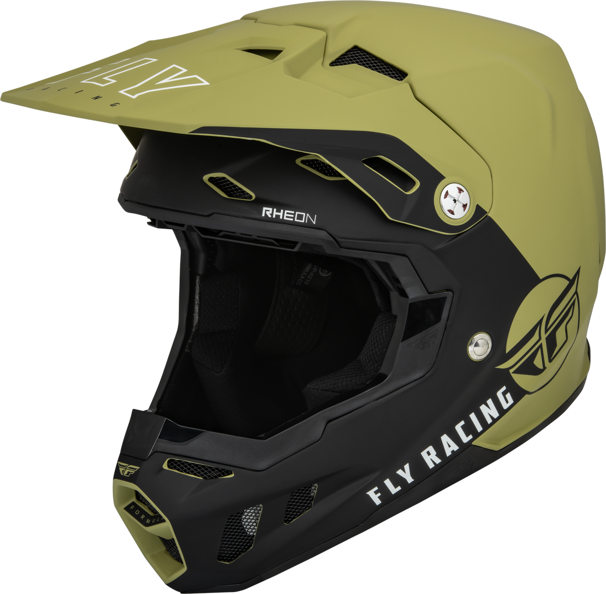 Youth Formula Cc Centrum Helmet Matte Olive Grn/Blk Yl - Cycle City Outdoors